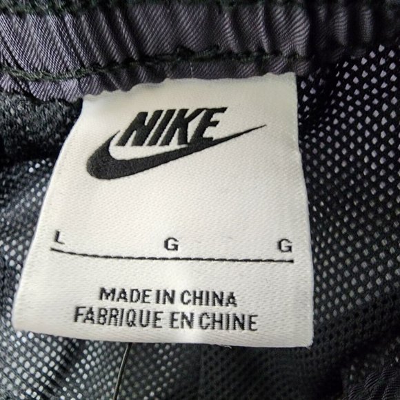 Nike NSW Flow Americana Flame Woven Mesh Lined Shorts Black Men's L DV9628-010 - Picture 8 of 12